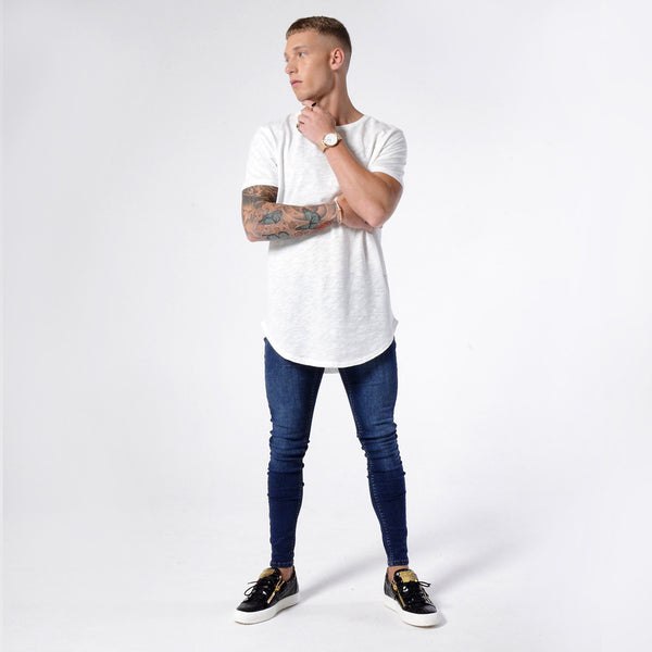 Raw Navy Non Ripped - Super Stretch Spray On Skinny - Raw Society