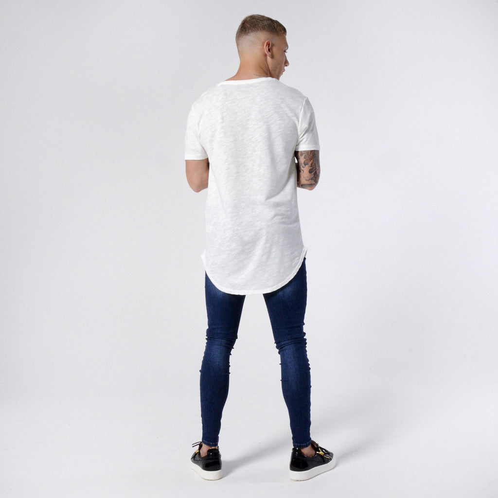 Raw Navy Non Ripped - Super Stretch Spray On Skinny - Raw Society