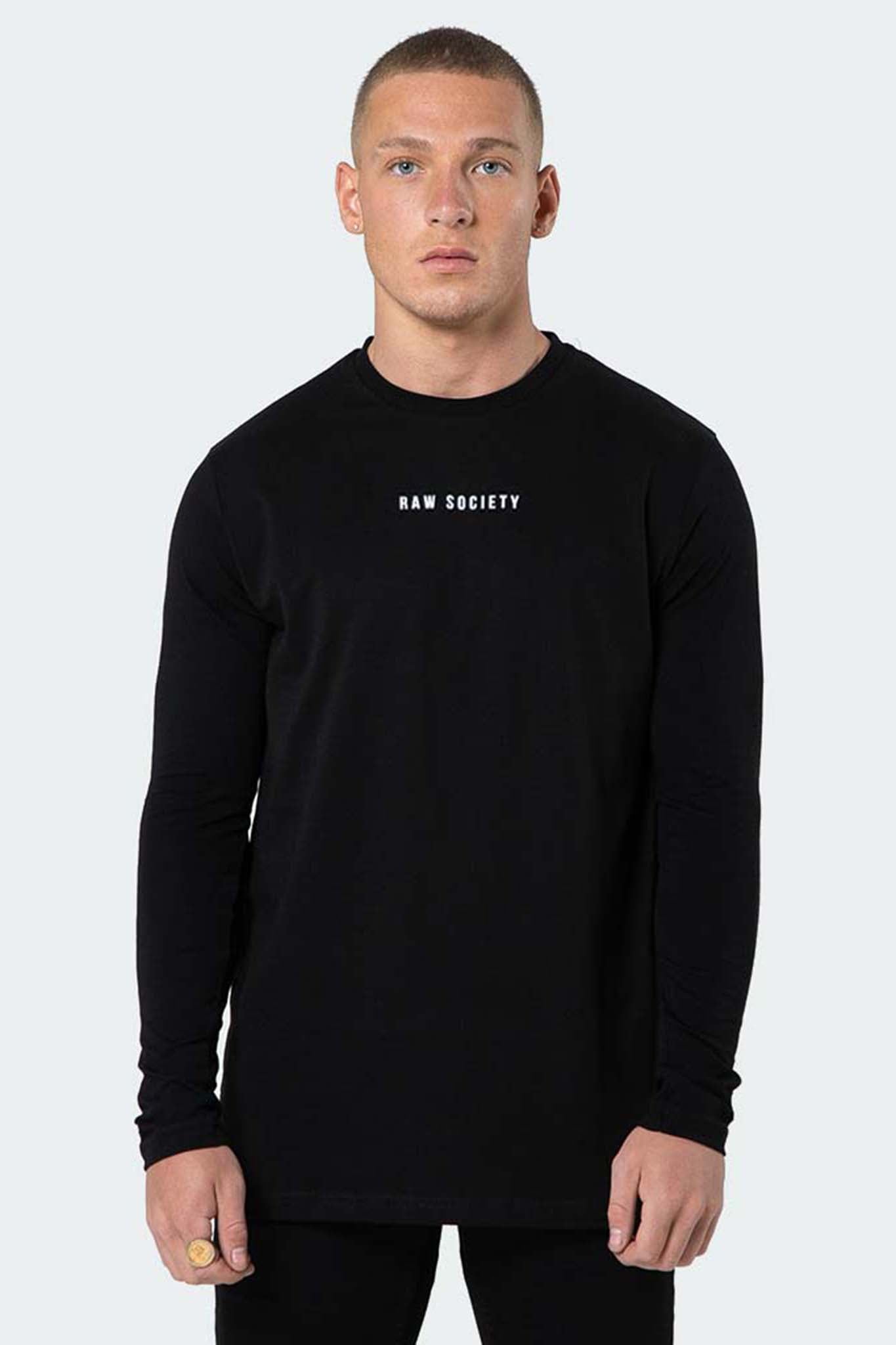 LONG SLEEVE T-SHIRT - BLACK