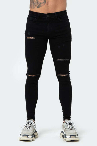 SPRAY ON JEAN DESTROYED - BLACK