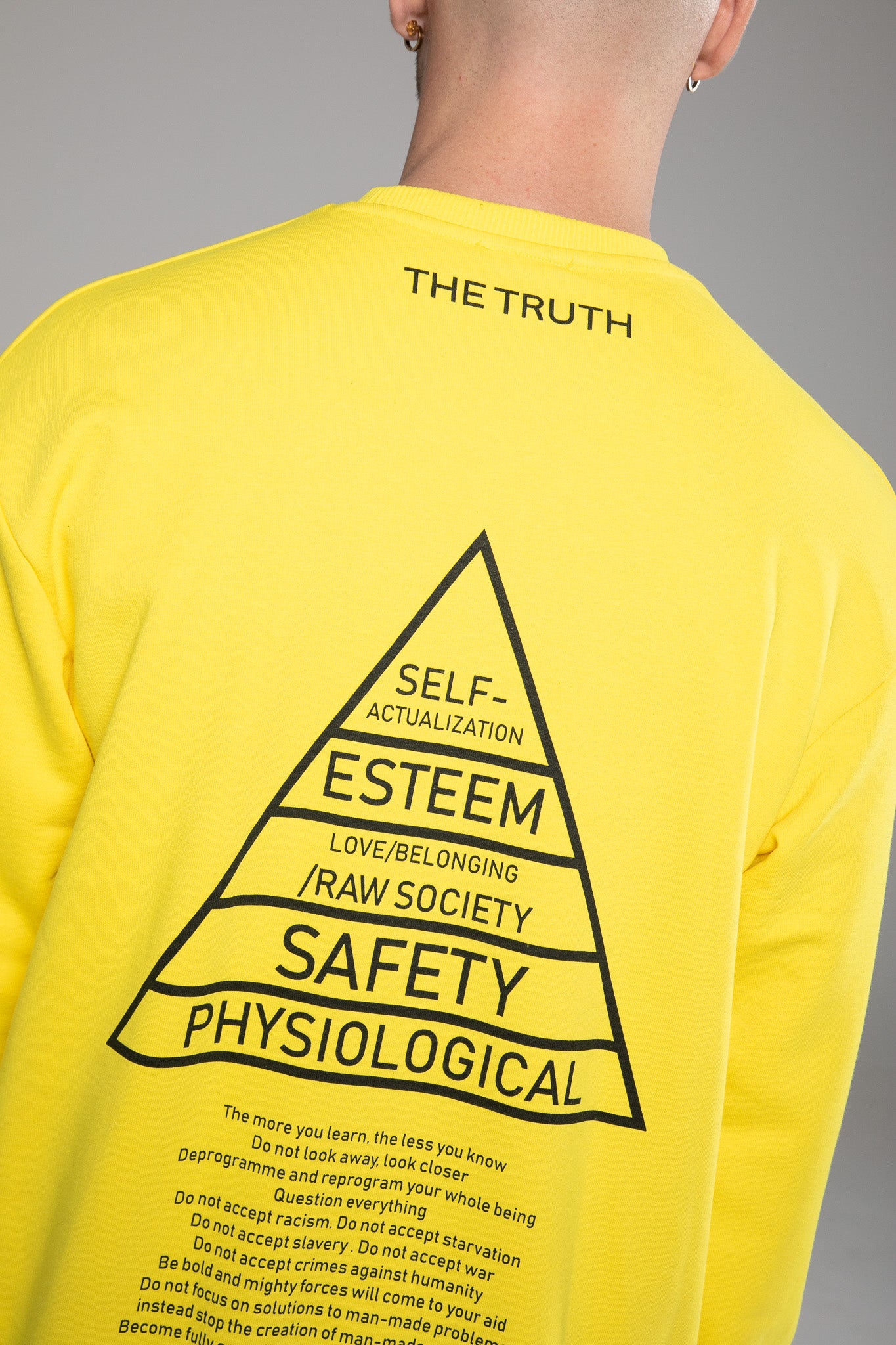 SWEATSHIRT - MASLOW HIERARCHY